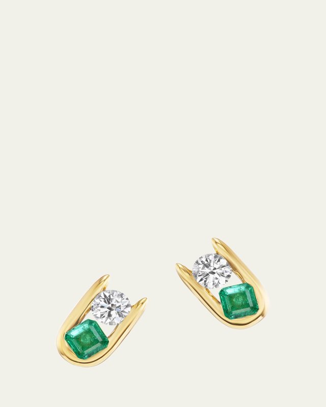 Major Impact Diamond and Gemstone Stud Earrings